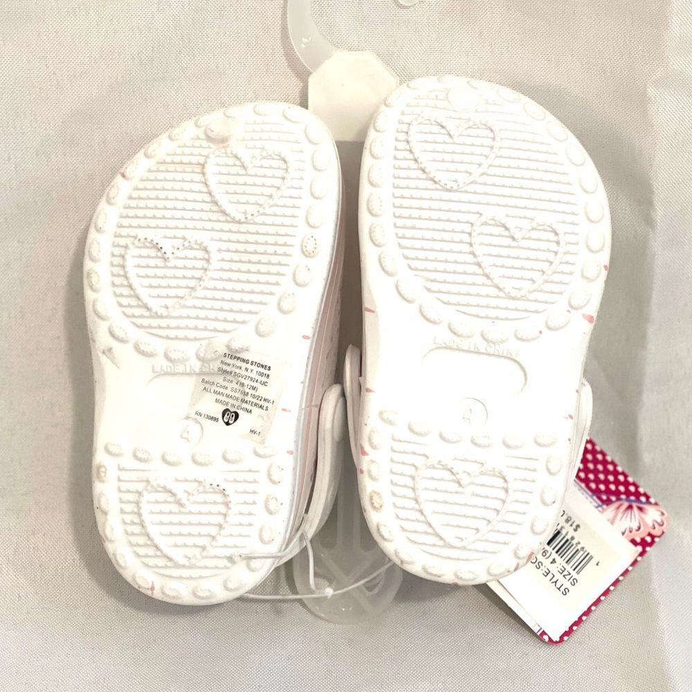 Stepping Stone Infant Girls Clogs, Size 4 - Picture 2 of 2
